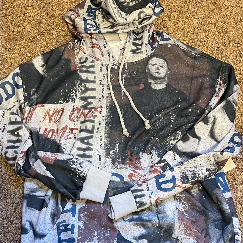 Graphic Print Hoodie for Men